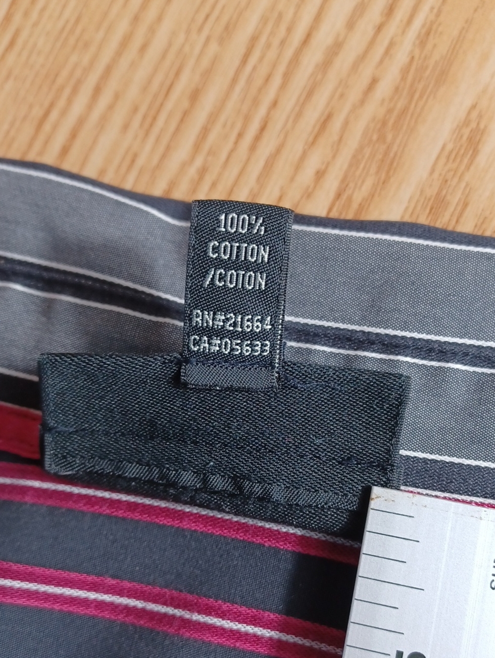 Foxcroft Black & Gray Business / Casual Vertical Stripe Women's Button-Up Shirt - Picture 9 of 16